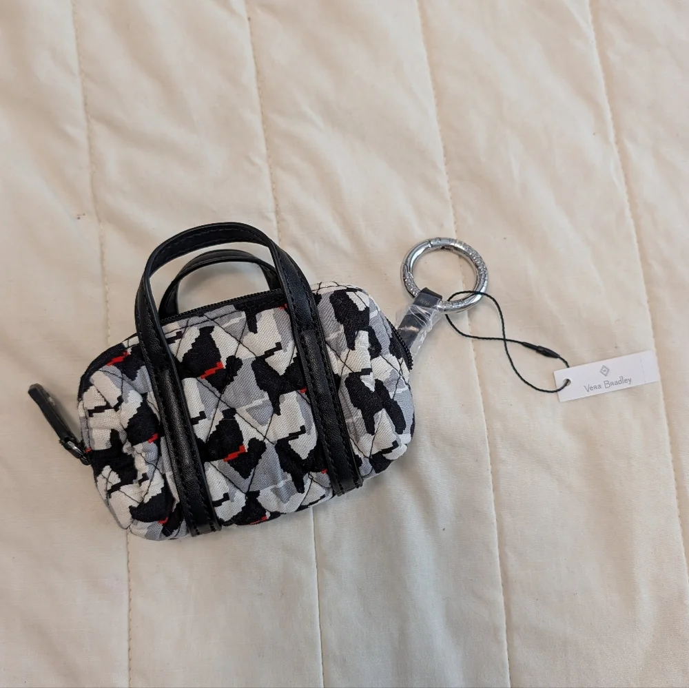 Vera Bradley Mini Duffel Bag Charm - Picture 1 of 5
